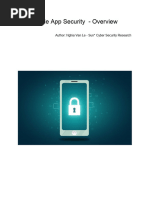 Mobile App Security Overview - Paper