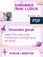 Dinamika Gerak Lurus