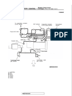 Vacuum hose routing for turbocharged engine