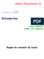 Systèmes D Exploitation II. Chapitre I - Introduction. Amine DHRAIEF ESEN, Univ. Manouba