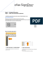 Instructions Package Information Audit Trail Information (Optional)