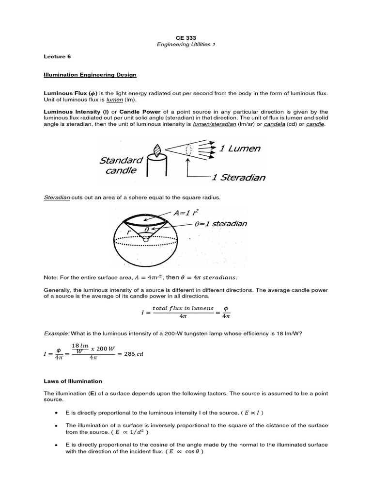 Illumination Engineering Fundamentals | PDF | Lighting | Electrodynamics