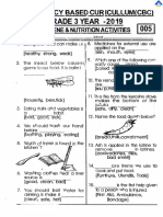 Hygiene Grade 3 Exam