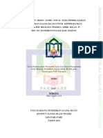 Tesis Diajukan Untuk Memenuhi Salah Satu Syarat Memperoleh Gelar Magister Pendidikan Agama Islam (M. PD) Pada Pascasarjana IAIN Pare-Pare