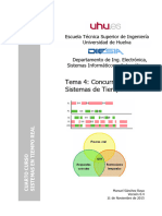 Tema 4 - Concurrencia en Sistemas de Tiempo Real