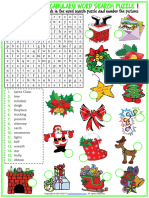 SEQ 0 ALL Christmas 3. Word Search Support de Cours