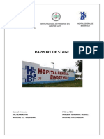 Rapport de Stage Sur Les Analyses Médicales