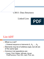 CS611 - L03 - Linked Lists - Saleh