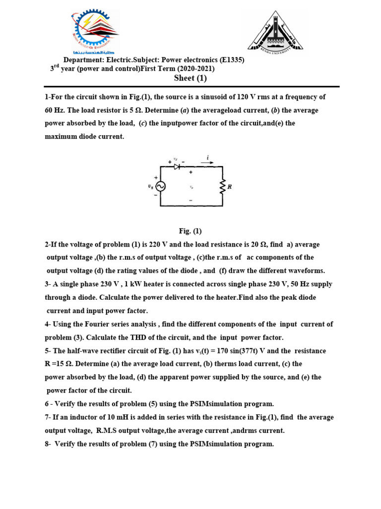 Sheet 1 | PDF
