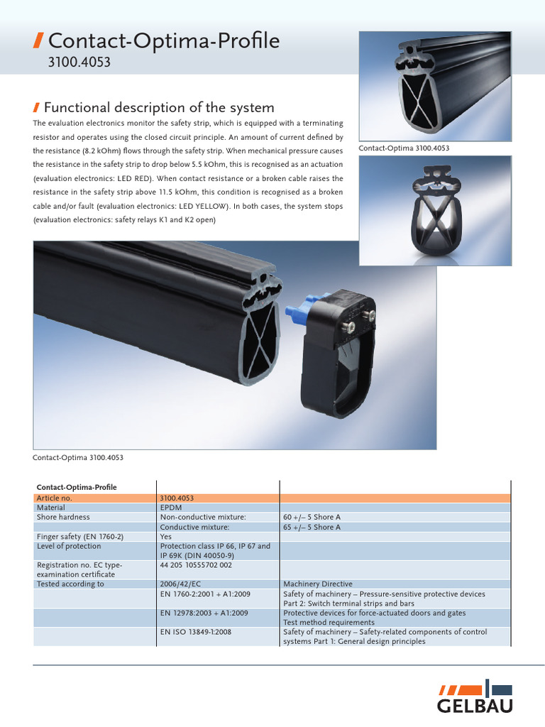 Datenblatt Optima 3100.4053_englisch | PDF