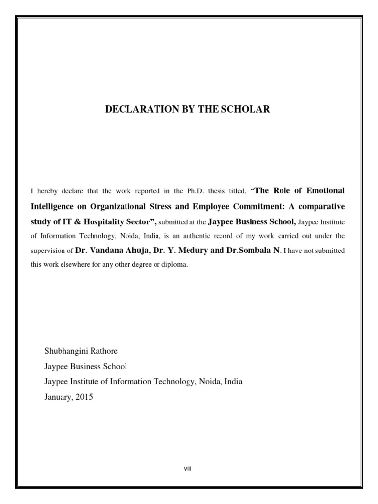 03 - Declaration & Certificate | PDF
