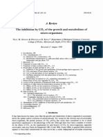 The Inhibition by Coz The Growth and Metabolism Micro-Organisms