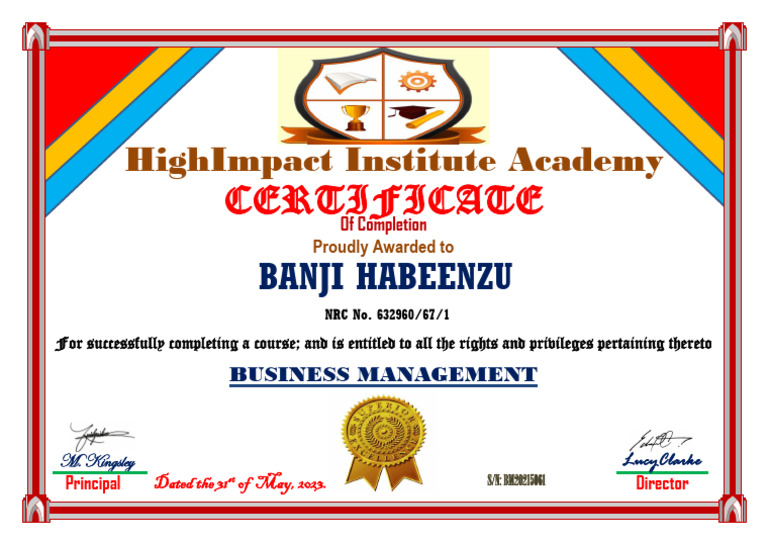 BUSINESS MANAGEMENT Banji Habeenzu | PDF