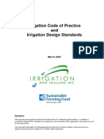 Irrigation Code of Practice
