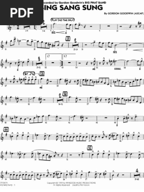 Sing Sang Sung ビッグバンド 楽譜 (スコア+パート譜) 1710585754?v=1