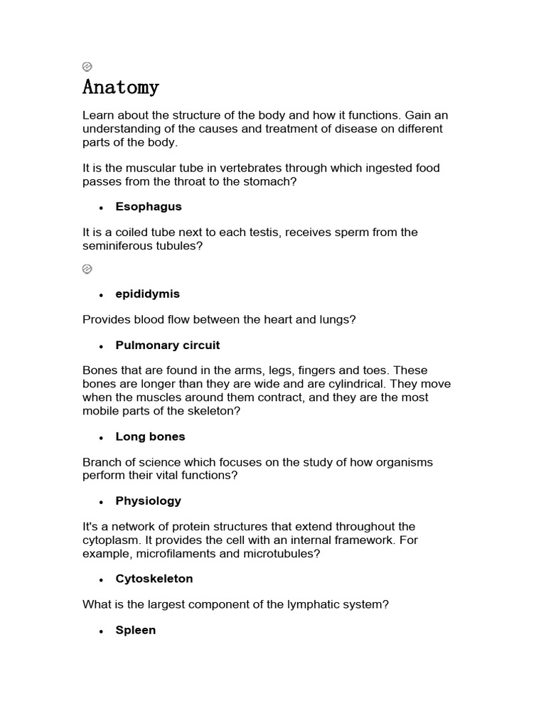 Anatomy and Physiology Overview | PDF | Human Body | Skin