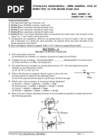 Science Class X Sample Paper Test 03 For Board Exam 2024