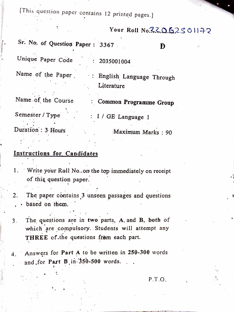 ELTL Questions | PDF