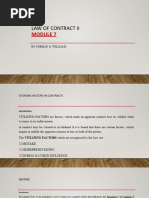 Vitiating Factors in Contract Law | PDF | Misrepresentation | Breach Of ...
