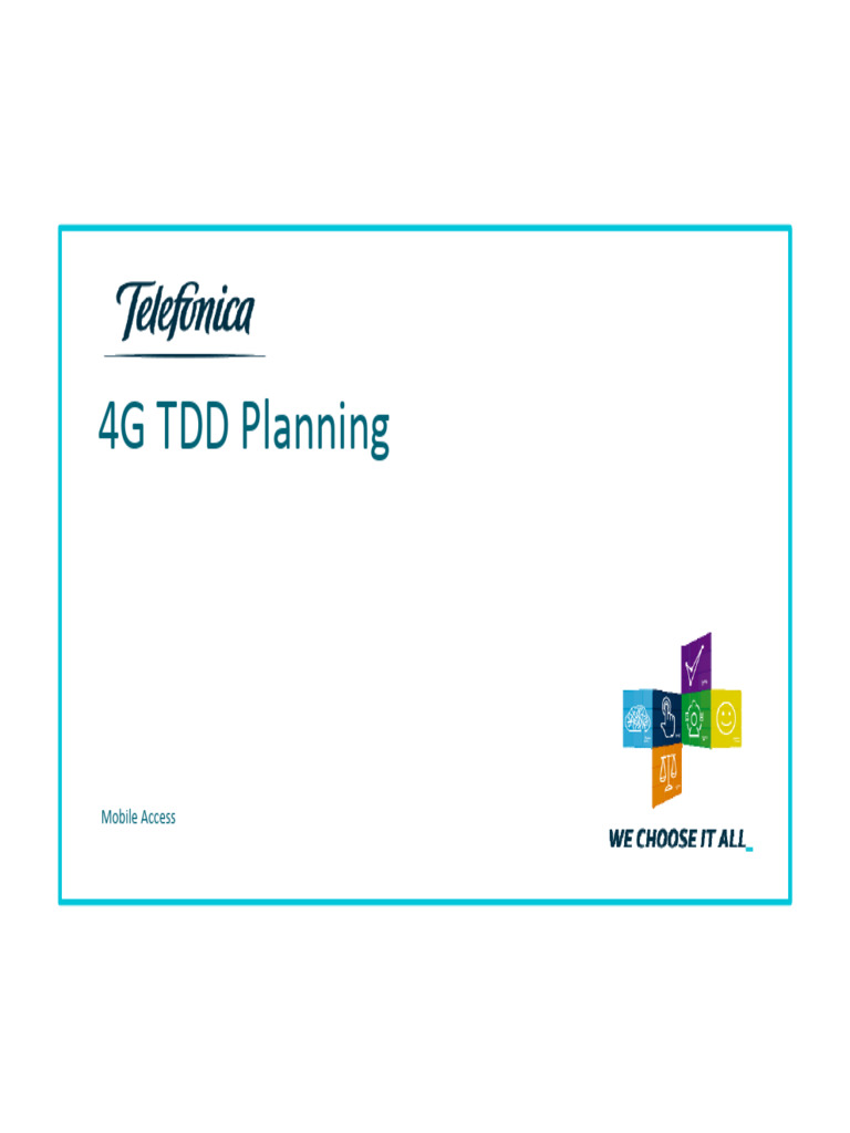 4G TDD Planning and Subframe Configurations | PDF | Science ...