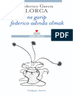 Federico Garcia Lorca Ne Garip Federico Adinda Olmak