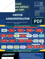 Manual Untuk Administrator E-Rapor SMP Versi M.03