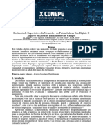 Horizonte de Expectativas Da Memória e Do Patrimônio Na Era Digital