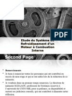 Etude Du Système de Refroidissement D'un Moteur À