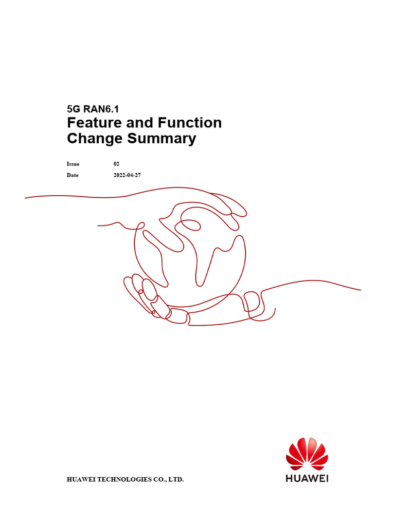 5G RAN6.1 Feature and Function | PDF