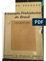 A Escripta Prehistorica Do Brasil - Alfredo Brandao 1937