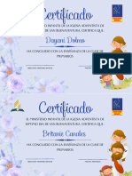 Certificado Belleza Floral Lila 5