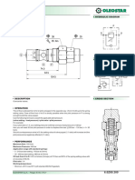 Overcenter Valves: Dimensions (MM) Hydraulic Diagram