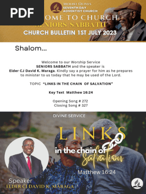 MOSDA Church Bulletin 1ST JULY  2023
