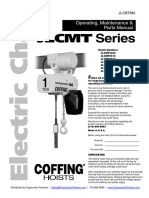 Coffing JLCMT Electric Chain Hoist Trolley Manual
