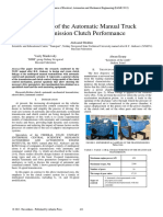 The Study of The Automatic Manual Truck Transmission Clutch Performance