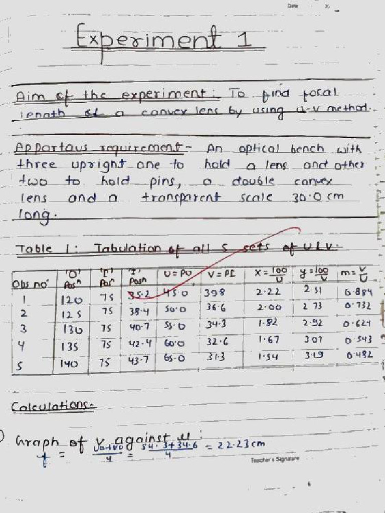 Physics. Exp 1 | PDF