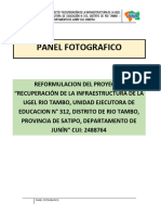 Panel Fotografico - Final