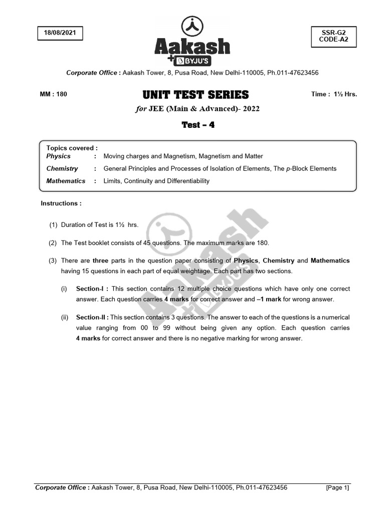 ut-ssrg2-test-4-code-a2-pdf-magnetic-field-magnetism