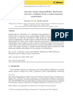 Mandatory Corporate Social Responsibility Disclosure and Dividend Payouts Evidence From A Quasi-Naturalexperiment (Accounting Finance - 2019 - Ni)