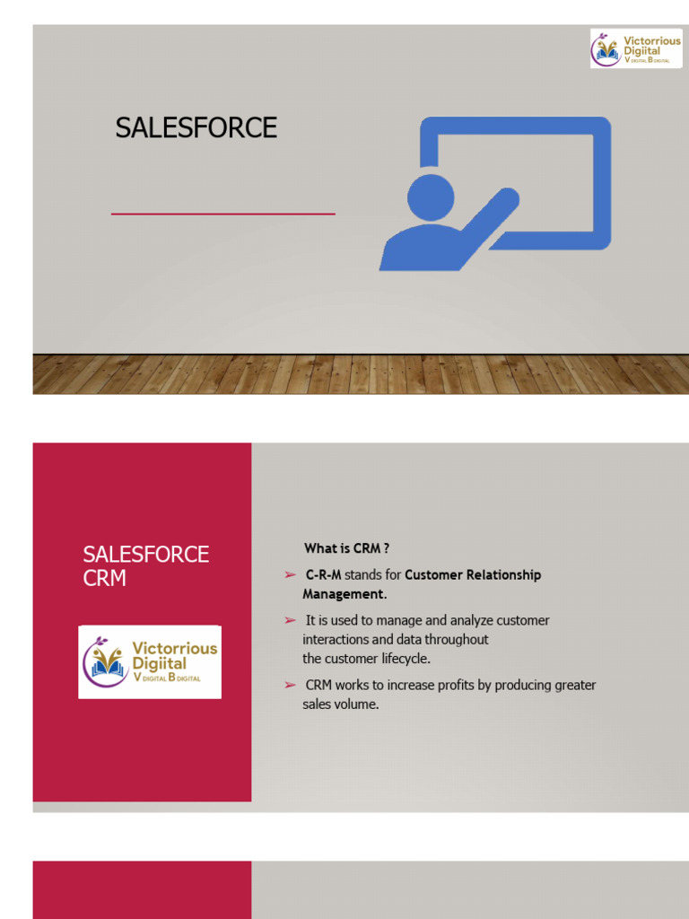 Salesforce CRM Overview and Training Guide | PDF | Cloud Computing ...