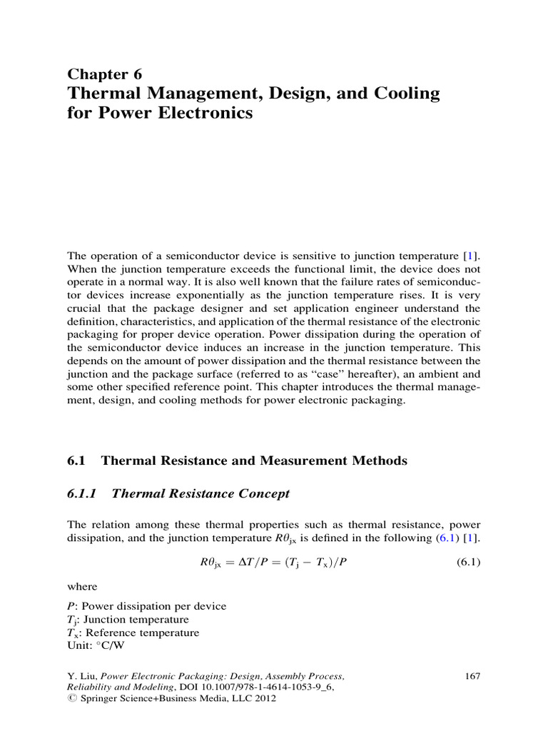 Thermal Management in Power Electronics | PDF | Teaching Methods ...