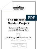 The Blackthorn Garden Project - Centre For Mental Health