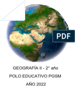 POLO PGSM - Geografía 2do Año - 2022