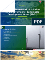 SDG Achievement Pakistan