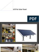 ALPS For Solar Panel Build Tech 2022