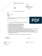 Format Surat Untuk Mutasi Antar Unit Kerja - BKPSDM