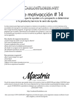 Reto 14. Preguntas para Determinar Si Tu Producto o Servicio Sera de Ayuda