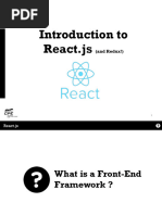 Introduction To React - Js and Redux