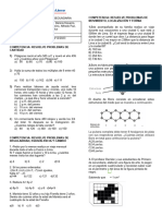 EVALUACIÓN DE SALIDA-1ro. Secundaria Matemática