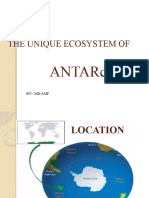 The Unique Ecosystem of Antarctica